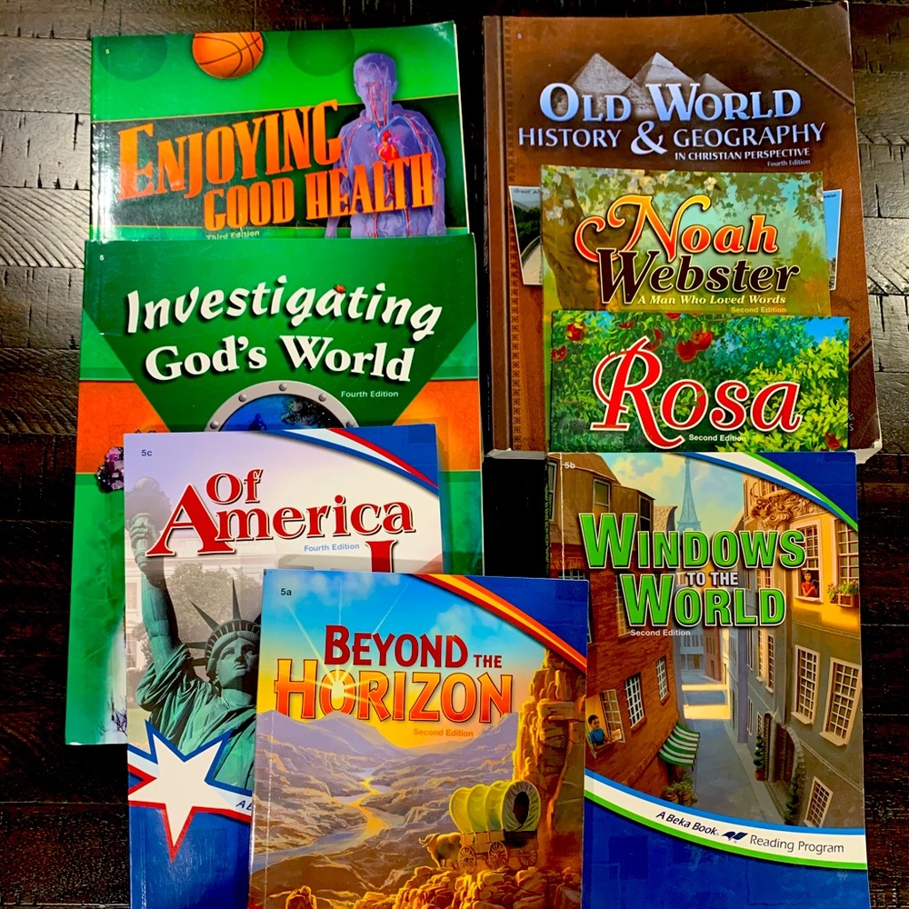 Abeka 5th grade Home School Books